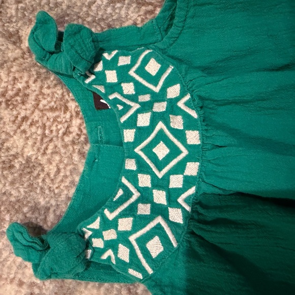 Tea Collection Romper with Geometric Pattern - Picture 2 of 4